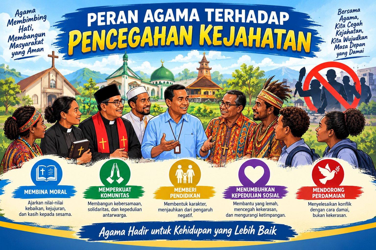 PERAN AGAMA TERHADAP PENCEGAHAN KEJAHATAN